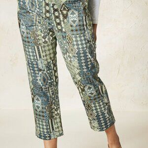 Coldwater Creek Catalina Crop Sage Green Pants